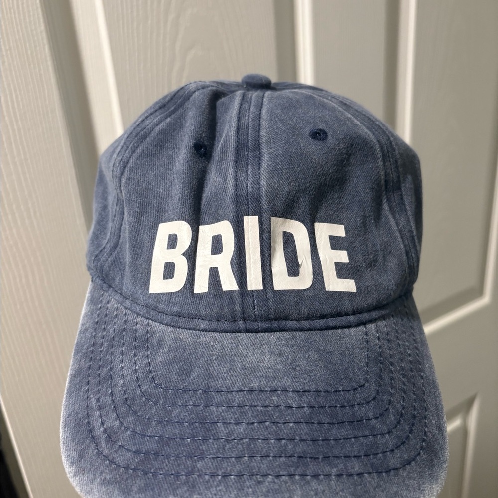 BRIDE Washed Denim Baseball Cap